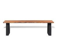 Banc En Bois D'acacia Massif 145 Cm Multicolore