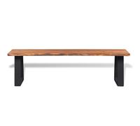 Banc En Bois D'acacia Massif 160 Cm Multicolore