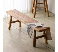 Banc en bois de ferme, design sans accoudoirs pour salon, salle à manger et entrée