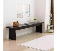 Banc en bois de ferme pour entrée, salle à manger ou chambre à coucher - Siège de lit intérieur 99,1 cm, élégant banc de fenêtre étroit pour salon, cuisine ou couloir