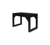 Banc en bois noir Jakub