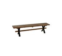 Banc en Bois Vieilli ""Fannie"" 180cm Marron
