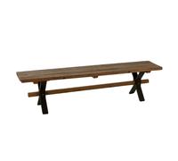 Banc en Bois Vieilli "Fannie" 180cm Marron