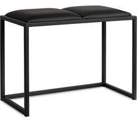 Banc en éco-cuir de 64,5 cm - Banc suspendu de style loft fait à la main - Idéal pour les couloirs et les entrées