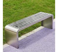 Banc en métal résistant aux intempéries pour l'extérieur et l'intérieur - Design Art déco avec grande capacité de charge pour patio, parc, porche, terrasse et pelouse