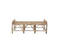 Banc en rotin marron, 2 places - Bloomingville, CAMMI - 150x73x55 cm