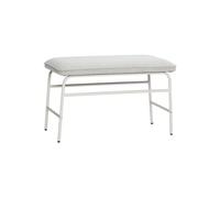Banc en tissu gris Mist