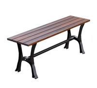 Banc Exterieur Jardin Cadre Intégré en Fonte D'aluminium, La Plaque de Siège n'est Pas Facile À Pourrir, Banc de Jardin Extérier en Alu Moulé, pour Jardin, Balcon, Terrasse(B(Thickness 4.5cm))