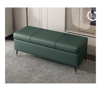 Banc extra long en simili cuir avec rangement - Coussin rembourré en cuir synthétique pour salon et entrée confort