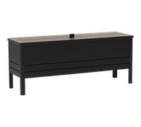 Banc Form & Refine A Line 111 cm en Chêne Teinté Noir