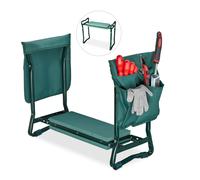 Banc genoux agenouilloir pliable 2 sacs vert banc de jardin banc de travail