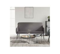 Banc Gris 110x76x80 cm Similicuir