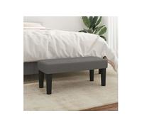 vidaXL Banc Gris 70x30x30 cm Similicuir346636 Gris G