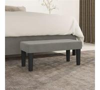 Banc Velours Banquette Banc de Bout de Lit Multicolore Multi-taille vidaXL