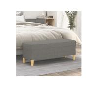 Banc Gris foncé 100x35x41 cm Tissu349376