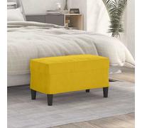 vidaXL Banc Ottoman Velours 100x35x41 cm Gris foncé – Siège/banquette de lit