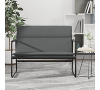 Banc Gris foncé 100x64x80 cm Tissu siège de banc banc d'entrée vidaXL