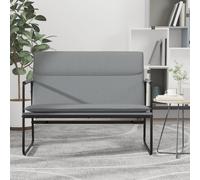 Banc Gris foncé 100x64x80 cm Tissu siège de banc banc d'entrée vidaXL