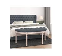 Vidaxl Banc Gris Foncé 110,5x45x49 Cm Velours Multicolore