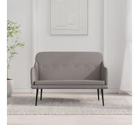 Banc Gris foncé 110x76x80 cm Tissu siège de banc banc d'entrée vidaXL