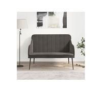 Banc 110x76x80 cm Velours Banquette Siège d'Entrée Salon Multicolore vidaXL
