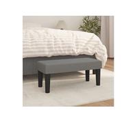 Banc Tissu Entrée Salon Maison Multicolore 100x30x30 cm/70x30x30 cm vidaXL