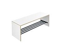 banc Hewi M20.05.002 hauteur d'assise 350 mm, avec étagère à chaussures