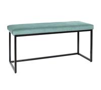 Banc - Home Deco Factory - Giulia - Velours - Bleu