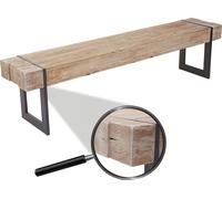 Banc Salle À Manger Hwc-A15, Sapin Massif Rustique 160cm Multicolore
