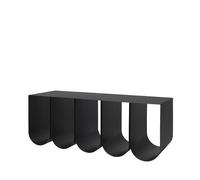 Banc Incurvé Noir Kristina Dam Studio