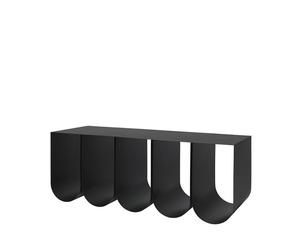 Banc Incurvé Noir Kristina Dam Studio
