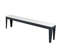 Banc intérieur gris-blanche