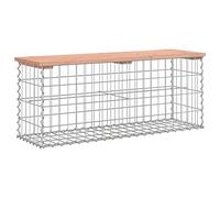 Vidaxl Banc Jardin Design Gabion 103x31,5x42 Cm Bois Massif De Douglas