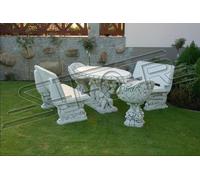 Banc Jardin Design Style Antique Pierre Meubles de Terrasse Bancs Extérieur Romains Nouveau 352