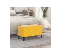 Banc Jaune 70x35x41 cm Velours349403