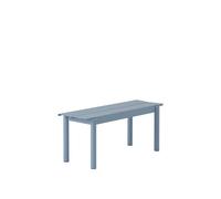Banc Linéaire en Acier Muuto 110 x 34 cm Bleu Pâle