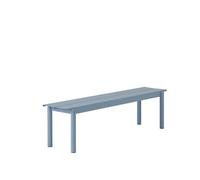 Banc Linéaire en Acier Muuto 170 x 34 cm Bleu Pâle