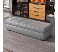 Banc long de rangement, convenant aux magasins vêtements, chambres, entrées, tables chevet et bancs pour se chausser, porte-chaussures pour hall d'entrée, pied lit(I,150*50*40cm/59.1*19.7*15.7in)