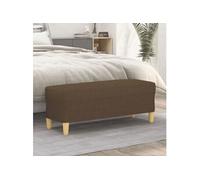 Banc Marron 100x35x41 cm Tissu