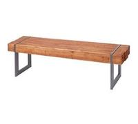 Banc Hwc-A15, Banc De Salle À Manger, Bois De Sapin Rustique Massif Brun 160cm Multicolore