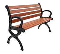 Banc miniature pour maison de poupée de Noël, mini accessoires de village en plastique, banc de maison de poupée, petits bancs de parc, maison de poupée et jardin féérique, plate-forme de train