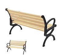 Banc miniature pour poupées | Accessoires et meubles Décoration pour maisons de poupées | Jouet Banc de parc miniature échelle 1 12 | Pour , filles, adolescents, maison, voyages scolaires