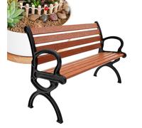 Banc miniature pour poupées | Décoration de paysage de maison de poupées - Jouet Banc de parc miniature échelle 1 12 | Pour , filles, adolescents, maison, voyage, école et chambre