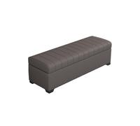 Banc Moderne avec Espace De Rangement Banc Coffre Élégant pour L'entrée De La Chambre À Coucher du Salon Revêtement(Gray 2,60x40x40cm)