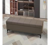 Banc moderne pour chambre à coucher avec rangement, banc d'entrée avec coussin, banc à chaussures pour changer, tabouret de test, canapé, tabouret d'extrémité de lit, tabouret de magasin de vêtements