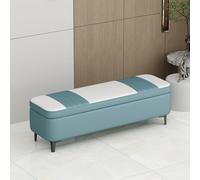 Banc moderne pour chambre à coucher, entrée de rangement, étagère à chaussures rembourrée avec siège coussin, solution de rangement élégante pour couloir, décoration de salon, mobilier d'entrée