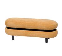 Banc moutarde avec piètement mé