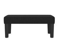 Banc multifonctionnel Banc de bout de lit Banc d'entrée vidaxl Noir 70x30x30 cm Tissu @11366
