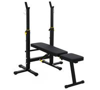Banc Musculation Pliable Multifonction, Dossier Inclinable, Banc de Musculation Complet Bras et Jambes, Hauteur Réglable 7 Niveaux, Bench Press Musculation Homme Sport, Capacité Elevée, Noir