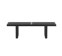 Banc Nelson 122x46,9x35,3cm black lacquered base